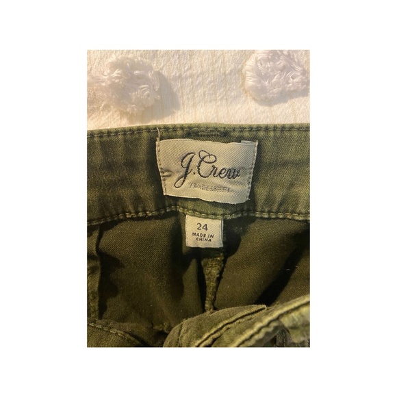 J. CREW Olive Green Skinny Stretch Cargo Pant - Picture 7 of 8